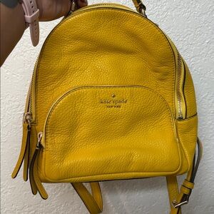Kate Spade Vibrant Yellow Backpack